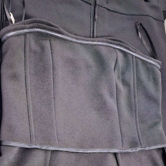 NWT Banana Republic Black Strapless Knee Length Bodycon Petite Dress - Picture 9 of 9